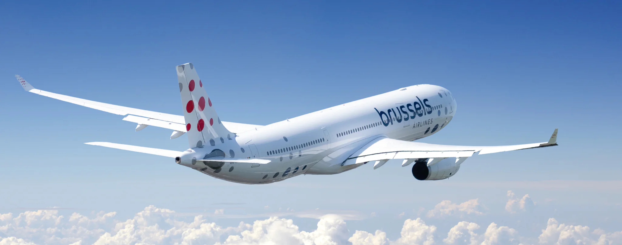 Brussels Airlines Airbus A330 in flight
